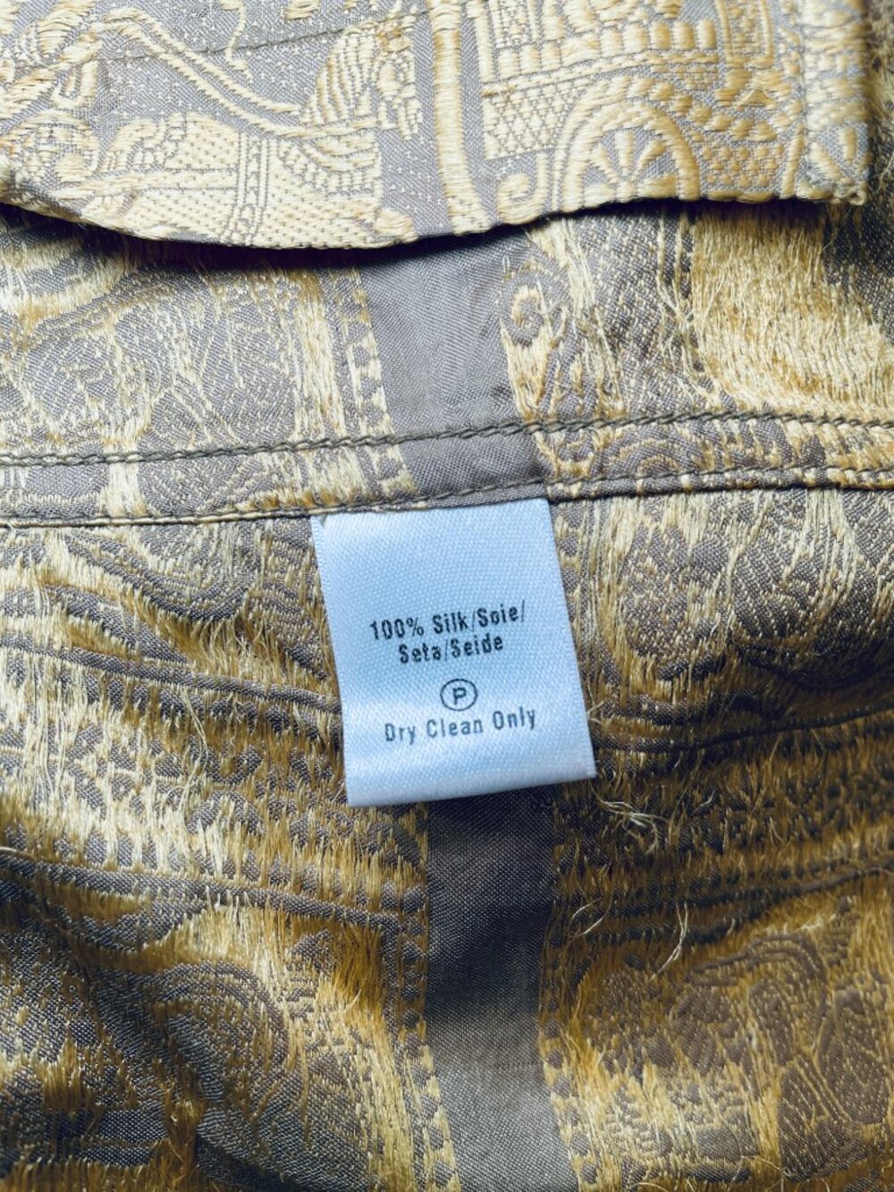 PAUL SMITH 100% silk blouse/shirt, Made in India - Picture 5 of 5